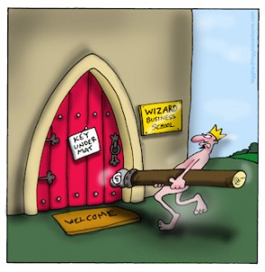 Cartoon: Welcome to Wizard School